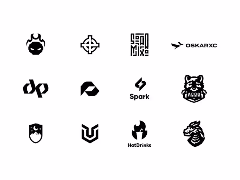 Cover image for Logo Design – B&W Collection | Logofolio