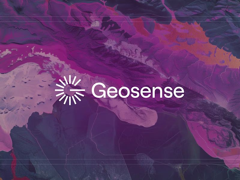 Cover image for Brand and pitch deck concepts for Geosense