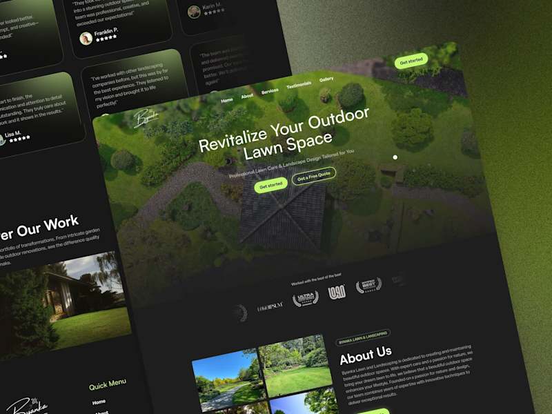 Cover image for Framer Template for Lawn and Landscaping
