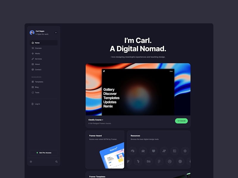 Cover image for Mirak - Portfolio Hub Website