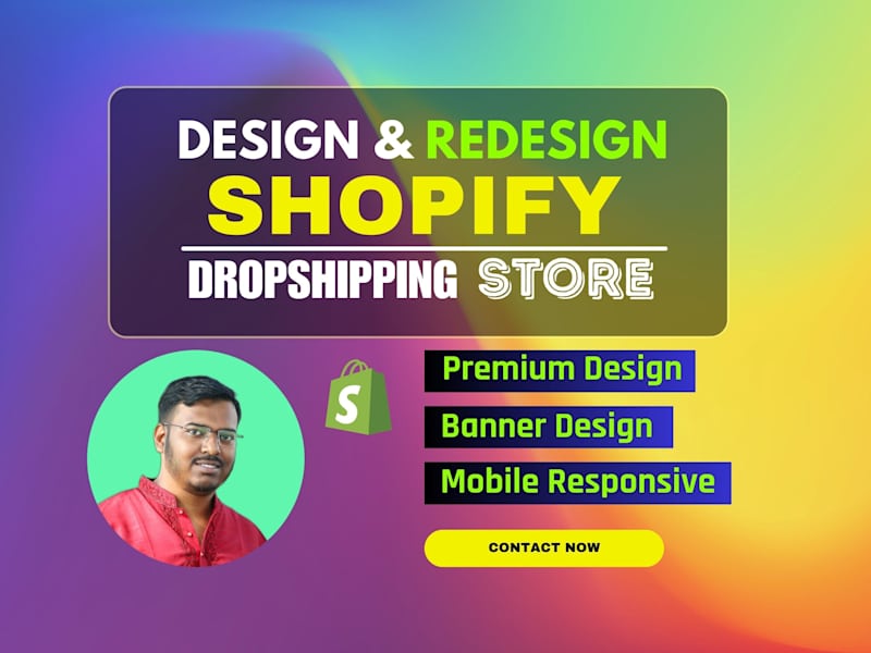 Cover image for I will build shopify website, design or redesign shopify store