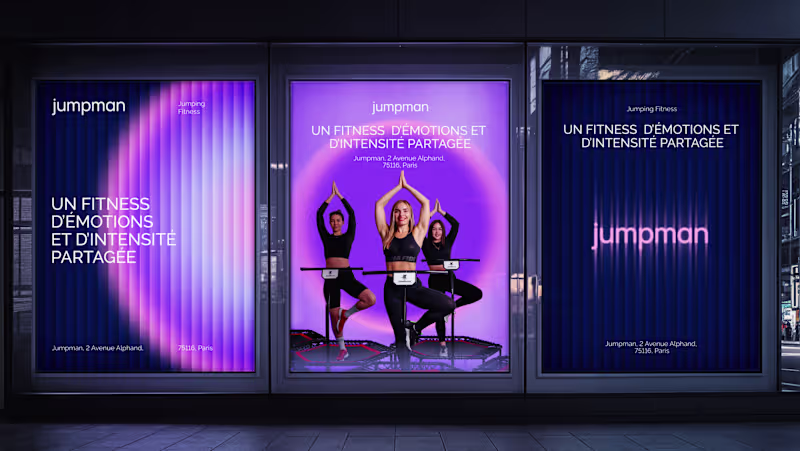 Cover image for Jumpman Paris: Fitness Branding & Visual Identity