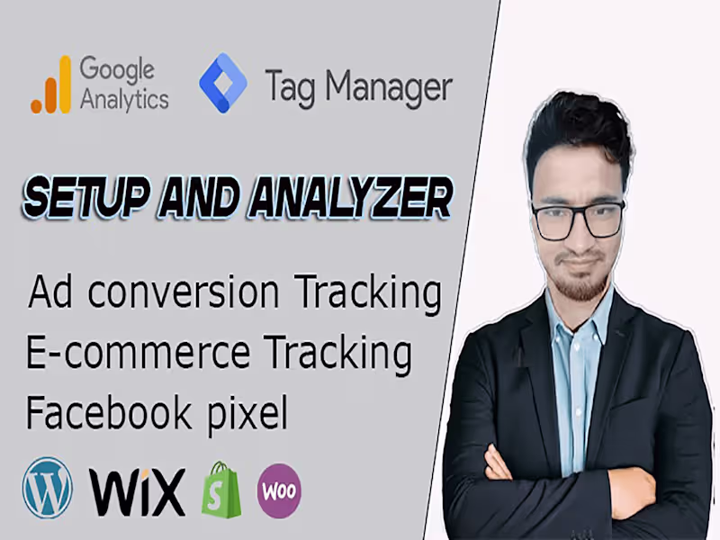 Cover image for Expert Web Analytics Setup: GA4, FB Pixel, TikTok, GTM