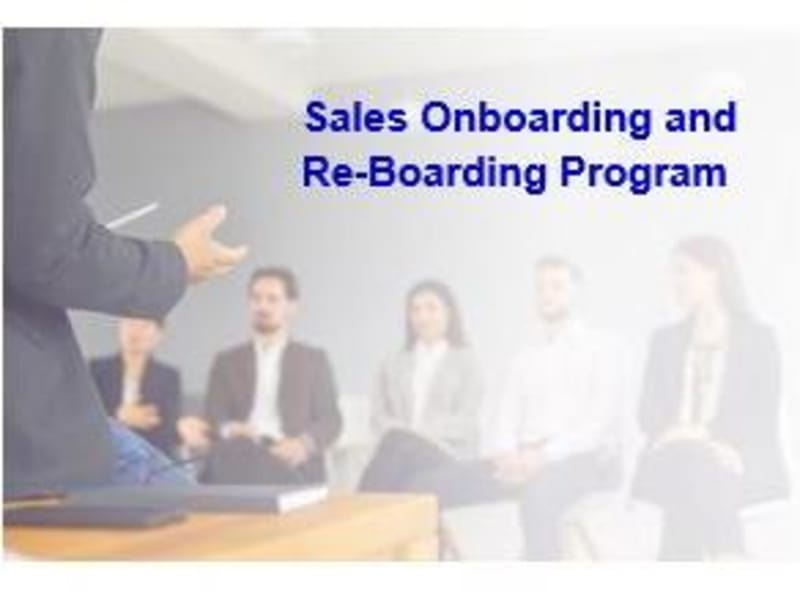 Cover image for Sales Onboarding and Re-boarding