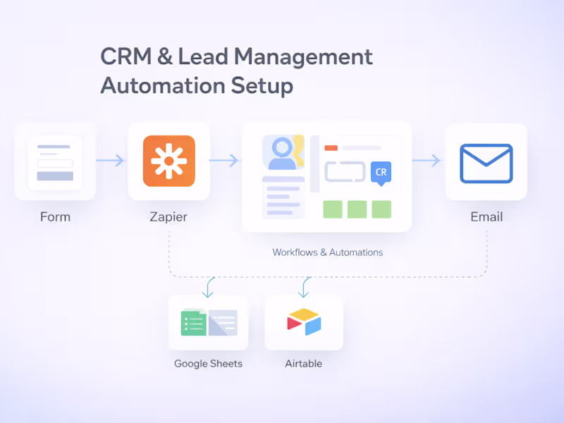 Cover image for CRM & Lead Management Automation Setup