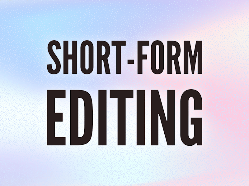 Cover image for Social Media Videos (Short-form)