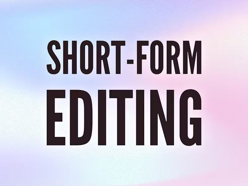 Cover image for Social Media Videos (Short-form)