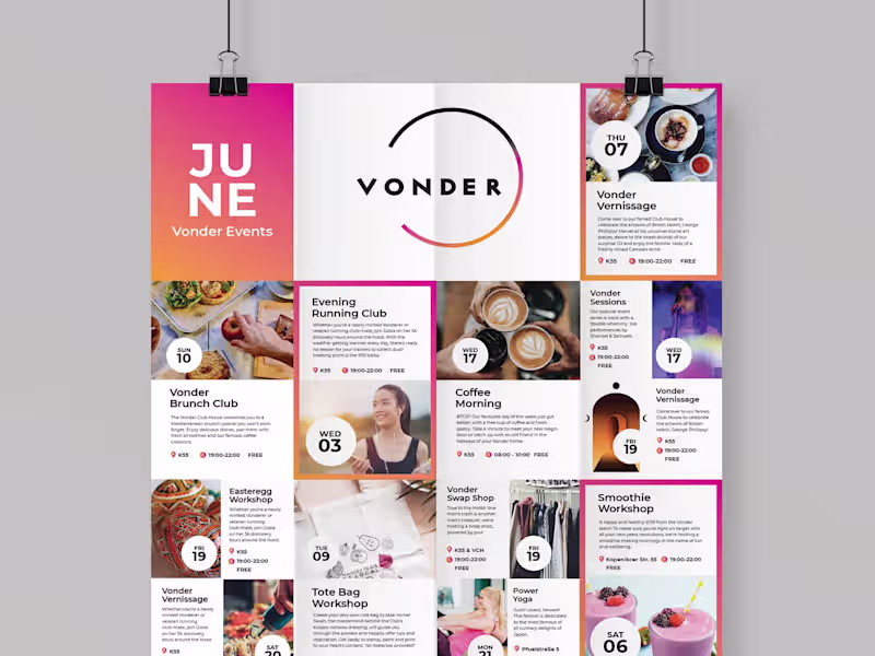 Cover image for Vonder Europe / Foldout Brochure