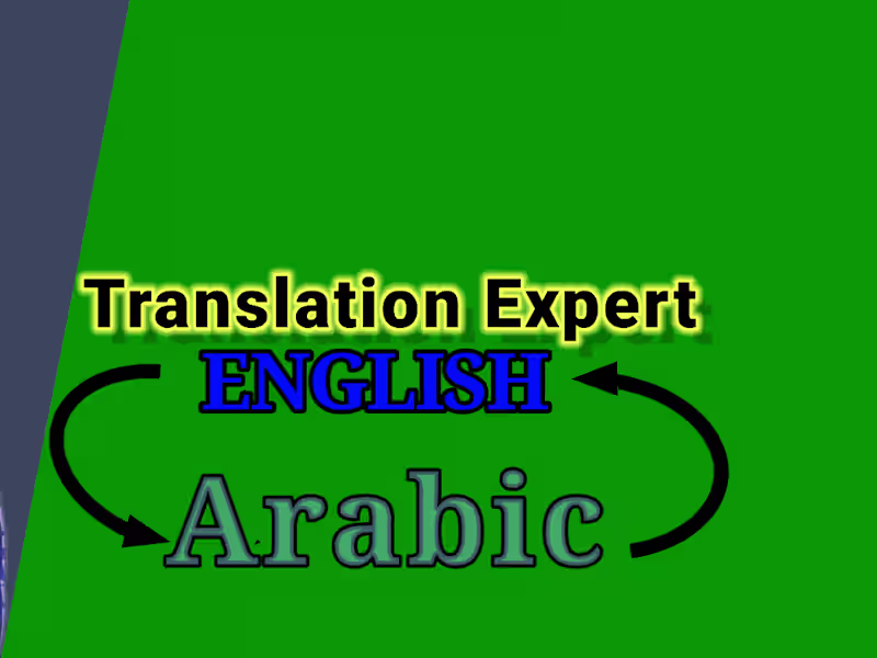 Cover image for Arabic Content and translation