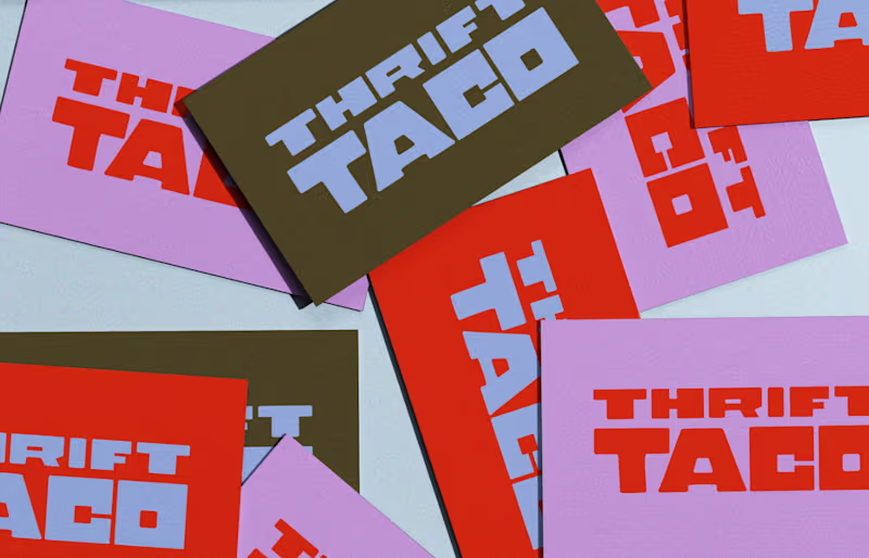 Cover image for Visual Identity for Thrift Taco