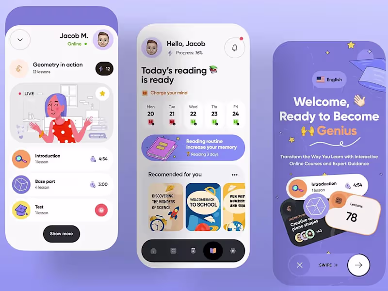 Cover image for I will develop Unique AI Language Learning App, Kid Learning App