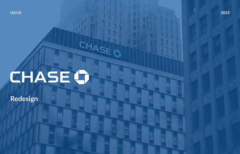 Cover image for CHASE Bank Website Redesign :: Behance