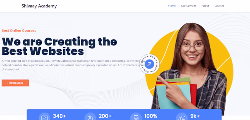 Cover image for education website