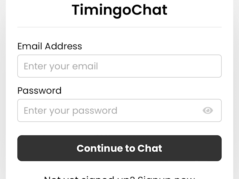 Cover image for TimingoChat