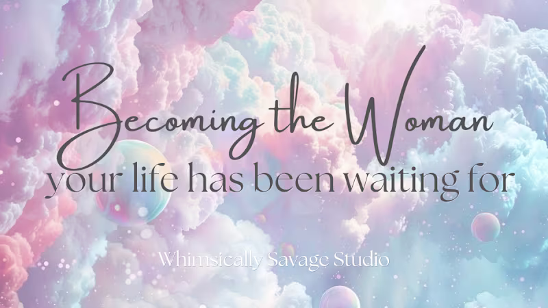 Cover image for Identity Rebuilding Journal Kit — “Becoming the Woman Your L...