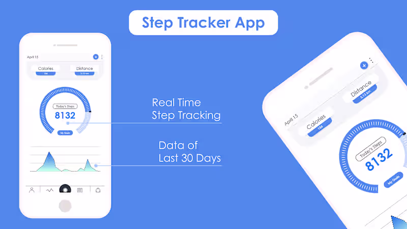 Cover image for Step Tracking App (UI/UX Design)