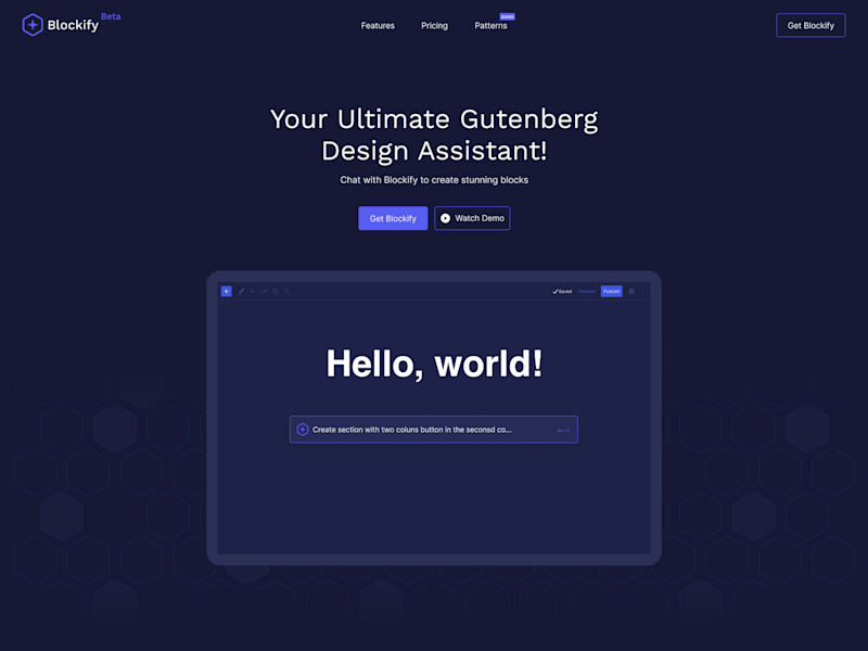 Cover image for Landing Page For Ai App