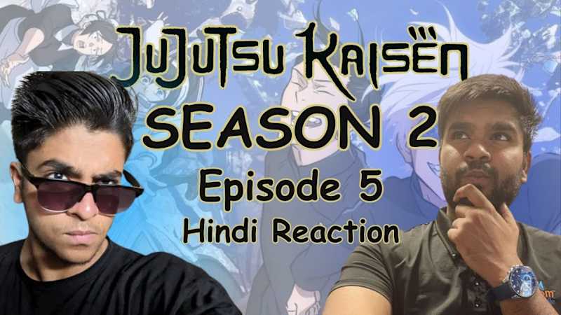 Cover image for *JUJUTSU KAISEN* Season 2 Episode 5 REACTION VIDEO!
