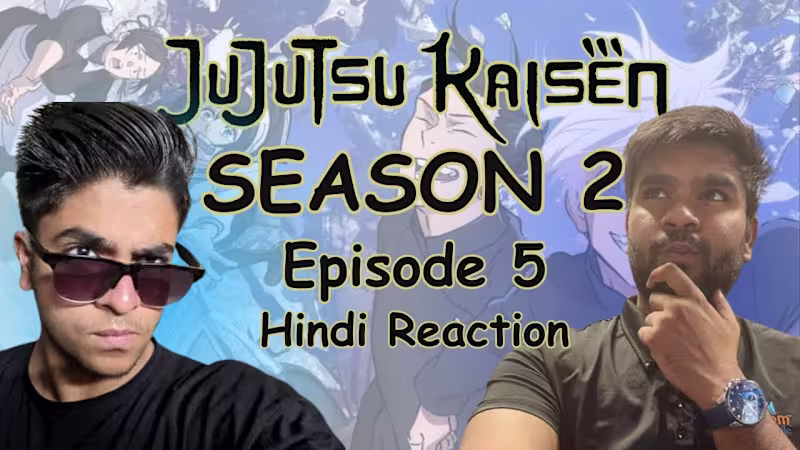 Cover image for *JUJUTSU KAISEN* Season 2 Episode 5 REACTION VIDEO!