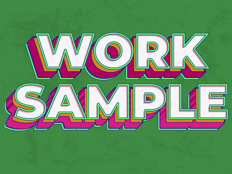 Cover image for My Past Work Samples