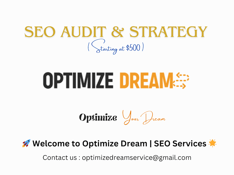 Cover image for SEO Audit And Strategy ( Starting at $500 )