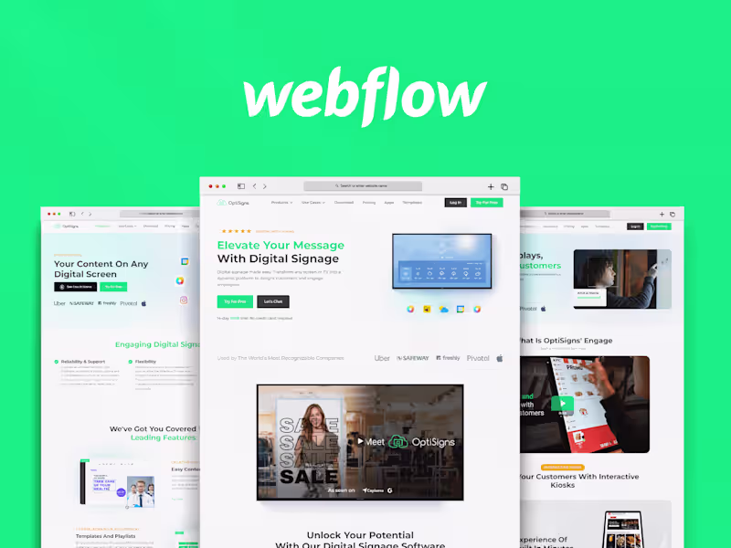 Cover image for Webflow Website Design and Development (8-10 pages)