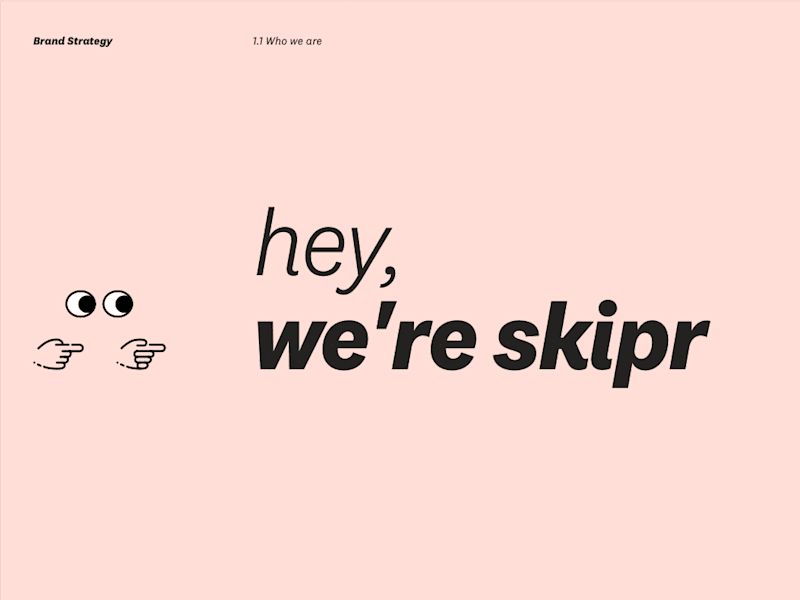 Cover image for Skipr | Brand Strategy & Voice