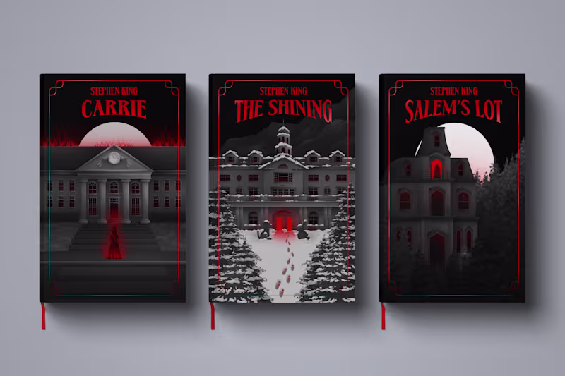 Cover image for Stephen King Book Cover Designs