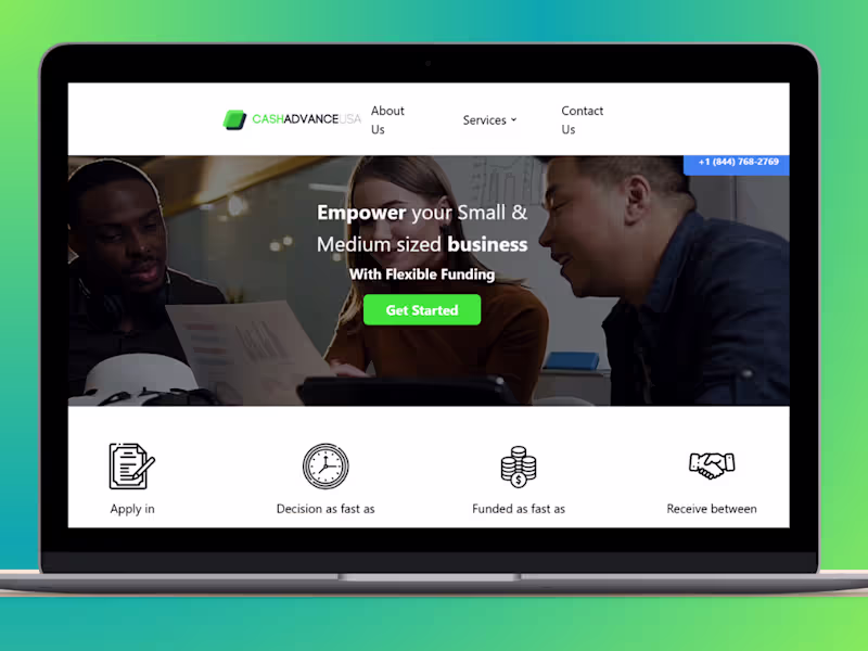 Cover image for Loan Application Form Development for Cash Advance USA