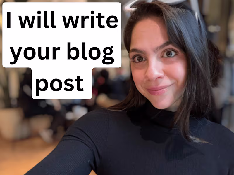 Cover image for Blog Post & Article Writing