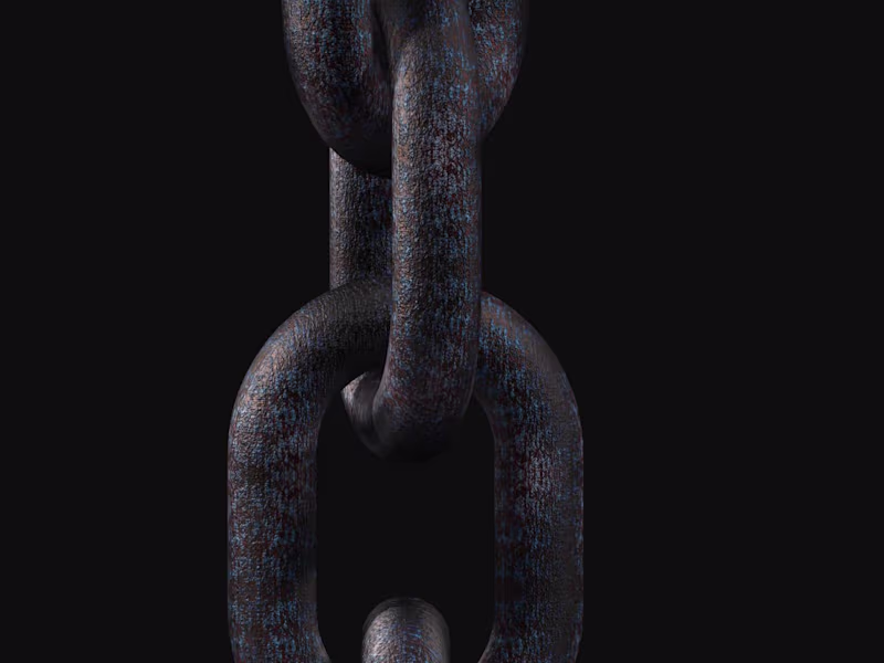Cover image for Rusty chains