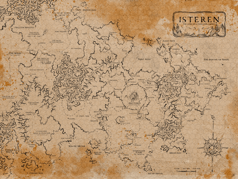 Cover image for RPG Map (Country) — Isteren