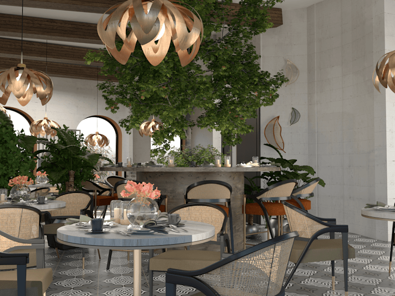 Cover image for Architectural Visualization of a Resturant Building