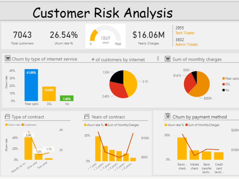 Cover image for Customer risk analysis