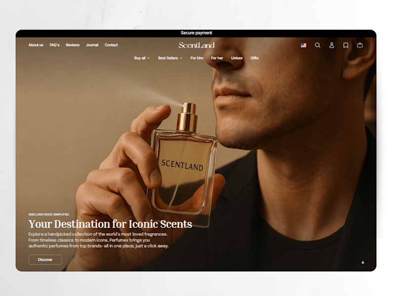 Cover image for CRO-Driven Luxury Fragrance Store for Scentland