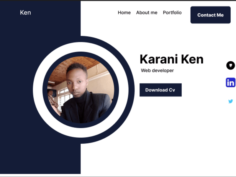 Cover image for A portfolio website