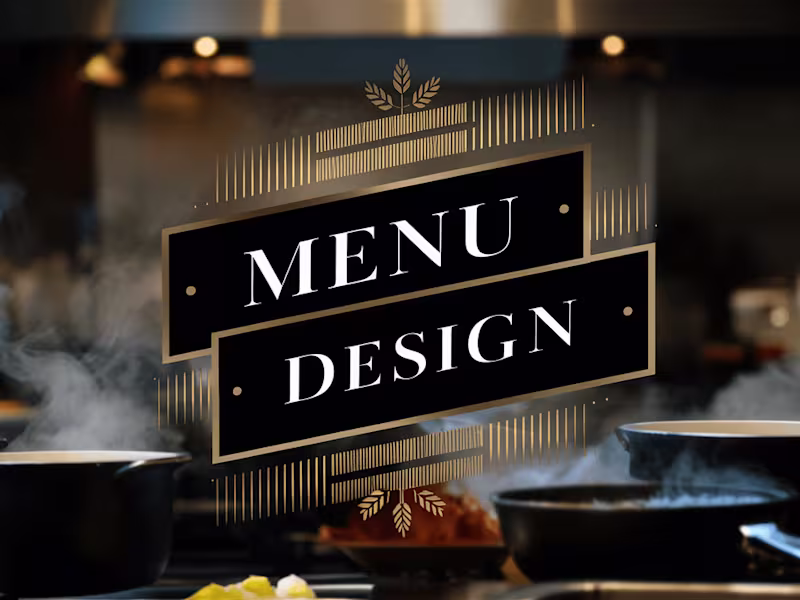 Cover image for Get a Designed Menu to Captivate the Eye