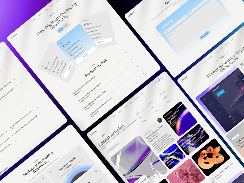 Cover image for Responsive React & Next Js Website