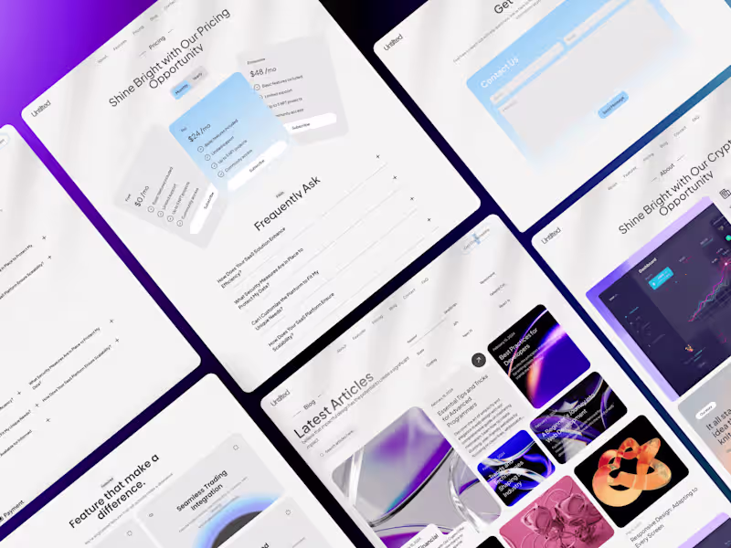 Cover image for Responsive React & Next Js Website