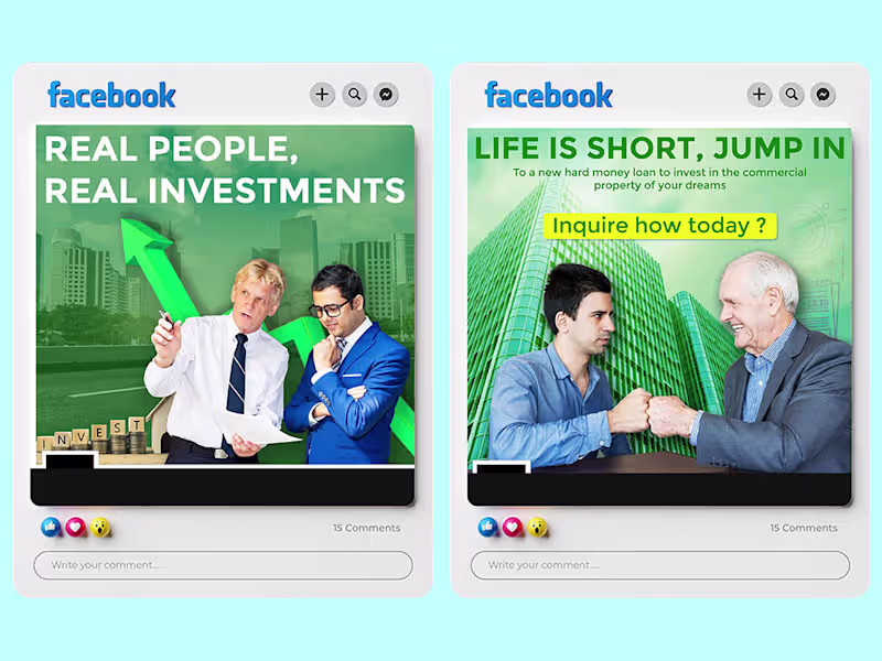 Cover image for Real Estate Social Media Post Design for FB, Insta & LinkedIn