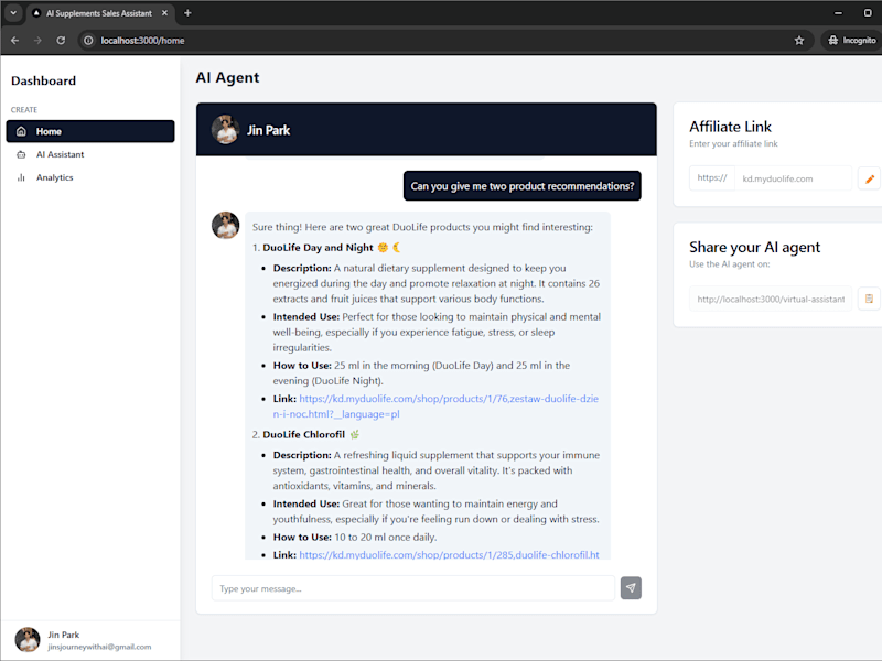 Cover image for Full Stack AI Saas Application 💻