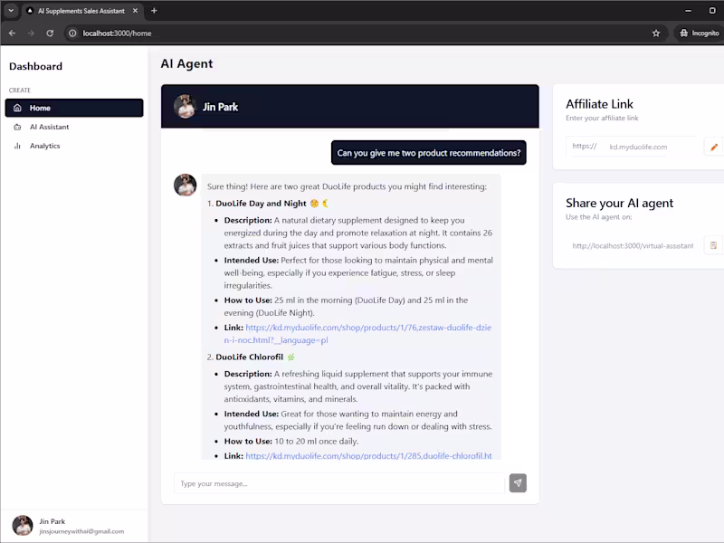 Cover image for Full Stack AI Saas Application 💻