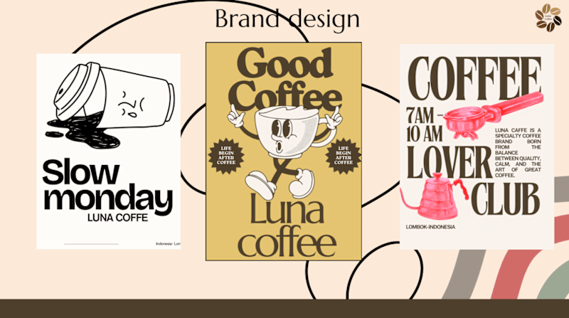 Cover image for Brand design for a coffee shop
