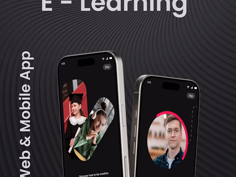 Cover image for E-Learning App Design