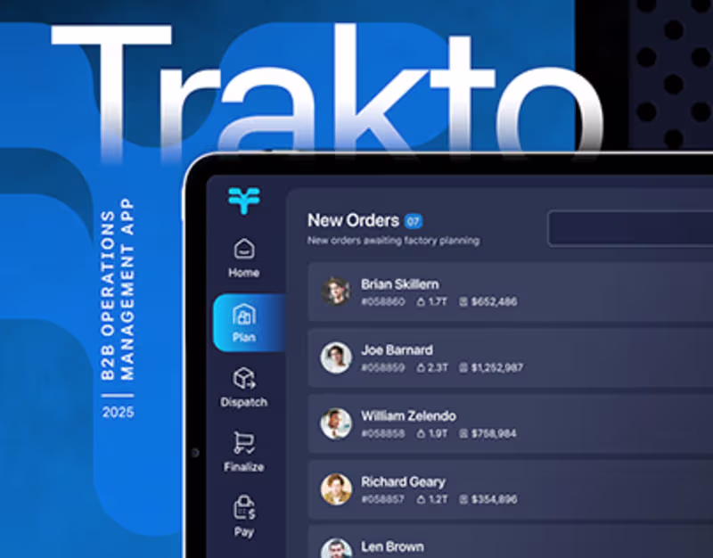 Cover image for Trakto – Factory & Supply Operations Management App