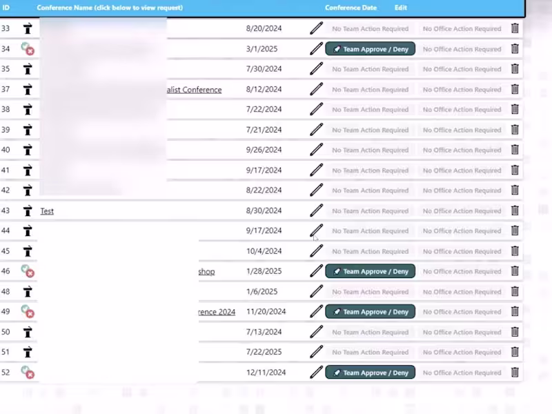 Cover image for Conference Approval App