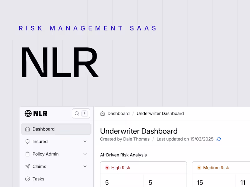 Cover image for NLR • Enhancing Usability in Risk Management Software