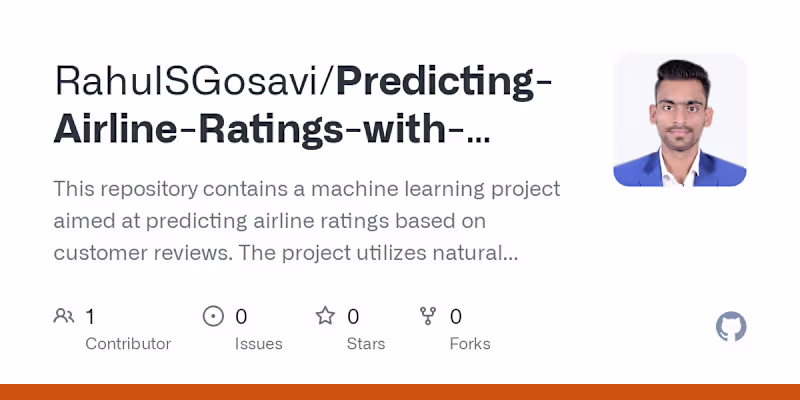 Cover image for Predicting-Airline-Ratings-with-Machine-Learning