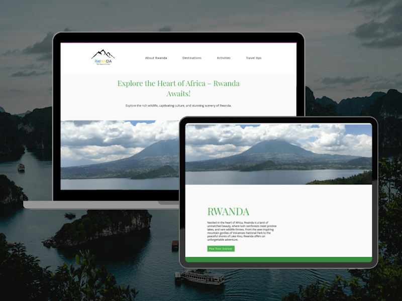 Cover image for Rwanda Tourism Site