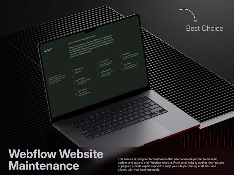 Cover image for Webflow Website Maintenance & Optimization Service